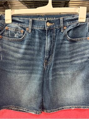 American Eagle Outfitters Women's Blue Denim Jean Shorts